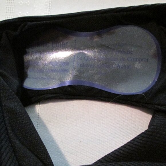 Bar III Ribbed Lace-Back Swimsuit Black NWT Sz XL - Picture 10 of 11